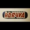 D Young V ACRUVA II 250 Acrylic on Skate Deck 8 x 30.5in 2021