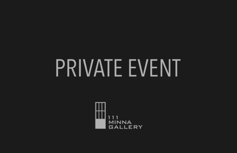 111 Minna Gallery Private Event Banner