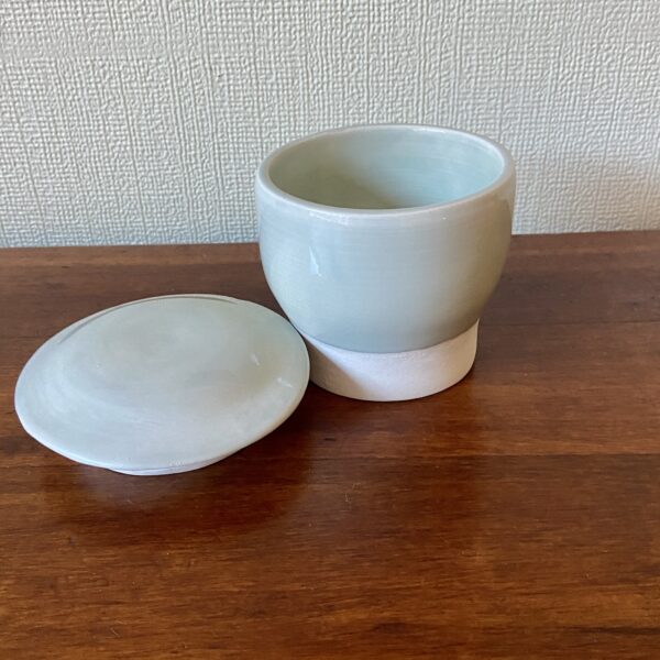 emily fromm chanterelle jar version 2 90 mid fired ceramic 4.25x4.25x4.5 inches 2024