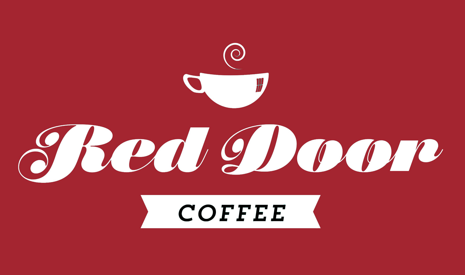 Red Door Coffee Banner