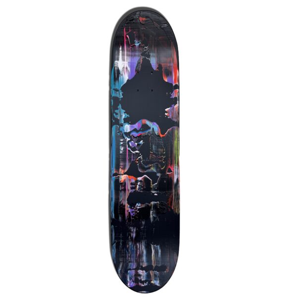 Bad Kingdom | Lady Henze | Acrylic on Skateboard 8x31 in | 2025