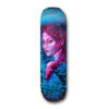 Fish Girl 2 | Amandalynn | Acrylic on used Skateboard | 8x32 in | 2025