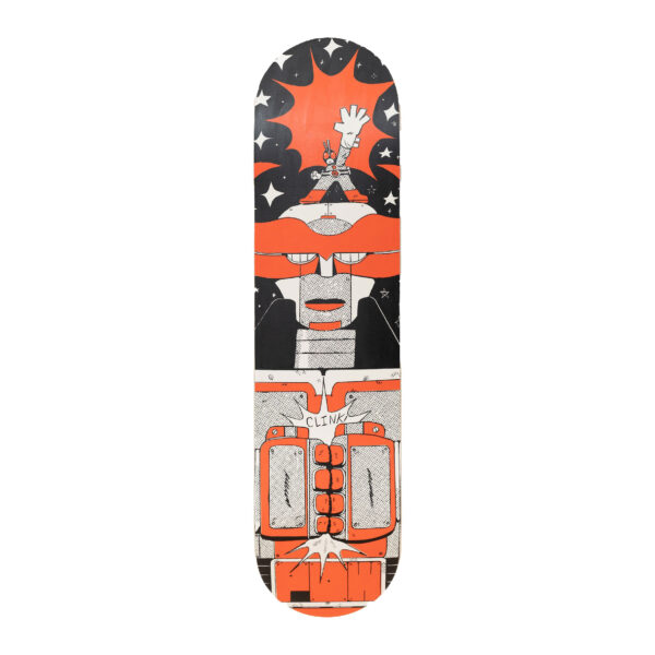 Kamen | Agustin Morales | archival water based screen printing on Skateboard 8.5x32 in | 2025