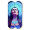 Moondrenched | Charmaine Olivia | Oil on Skateboard | 16x31 in | 2025