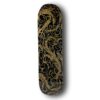Black White Gold Branches Patrick Hofmeister acrylic on skateboard 1000 7.5x33inch 2025