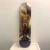 HERE David Choong Lee Acrylic and oil on Skateboard 2400 8x31inch 2025
