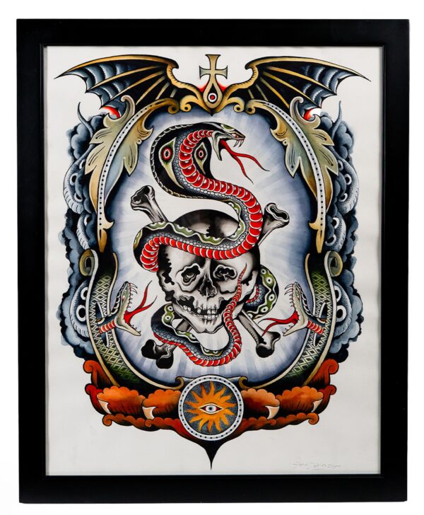 Snake and Skull
