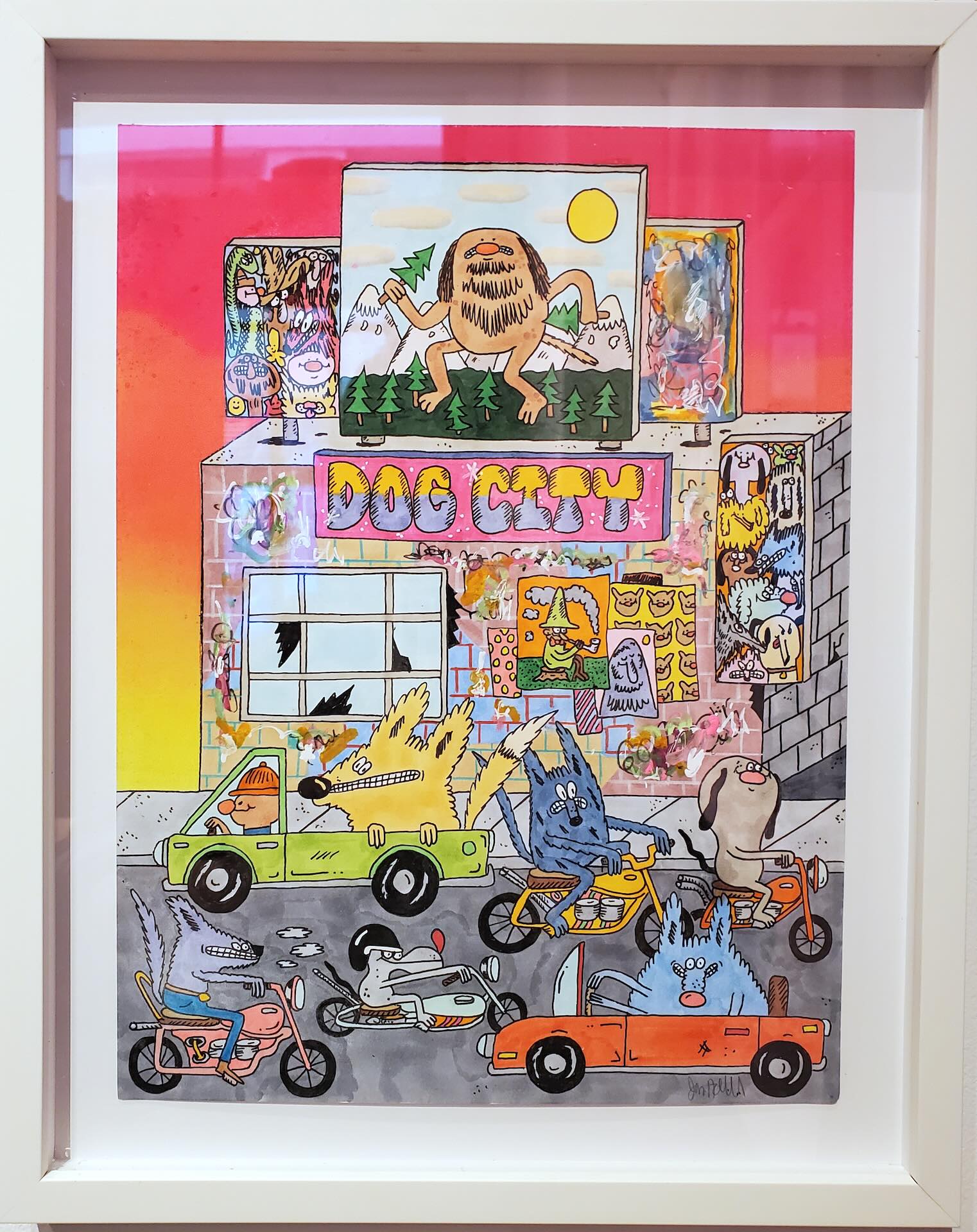 Dog City with Sasquatch