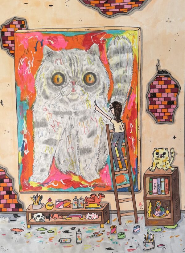 Painting a Cat