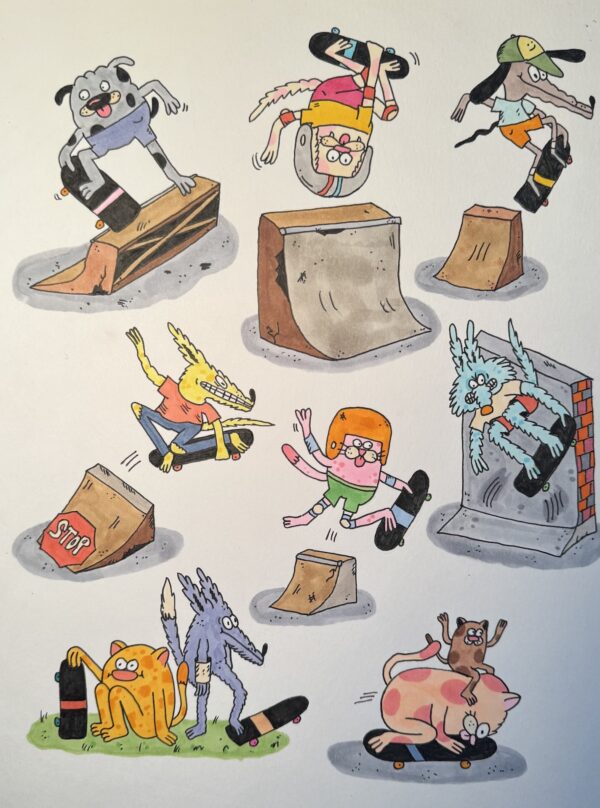The Skateboard Team