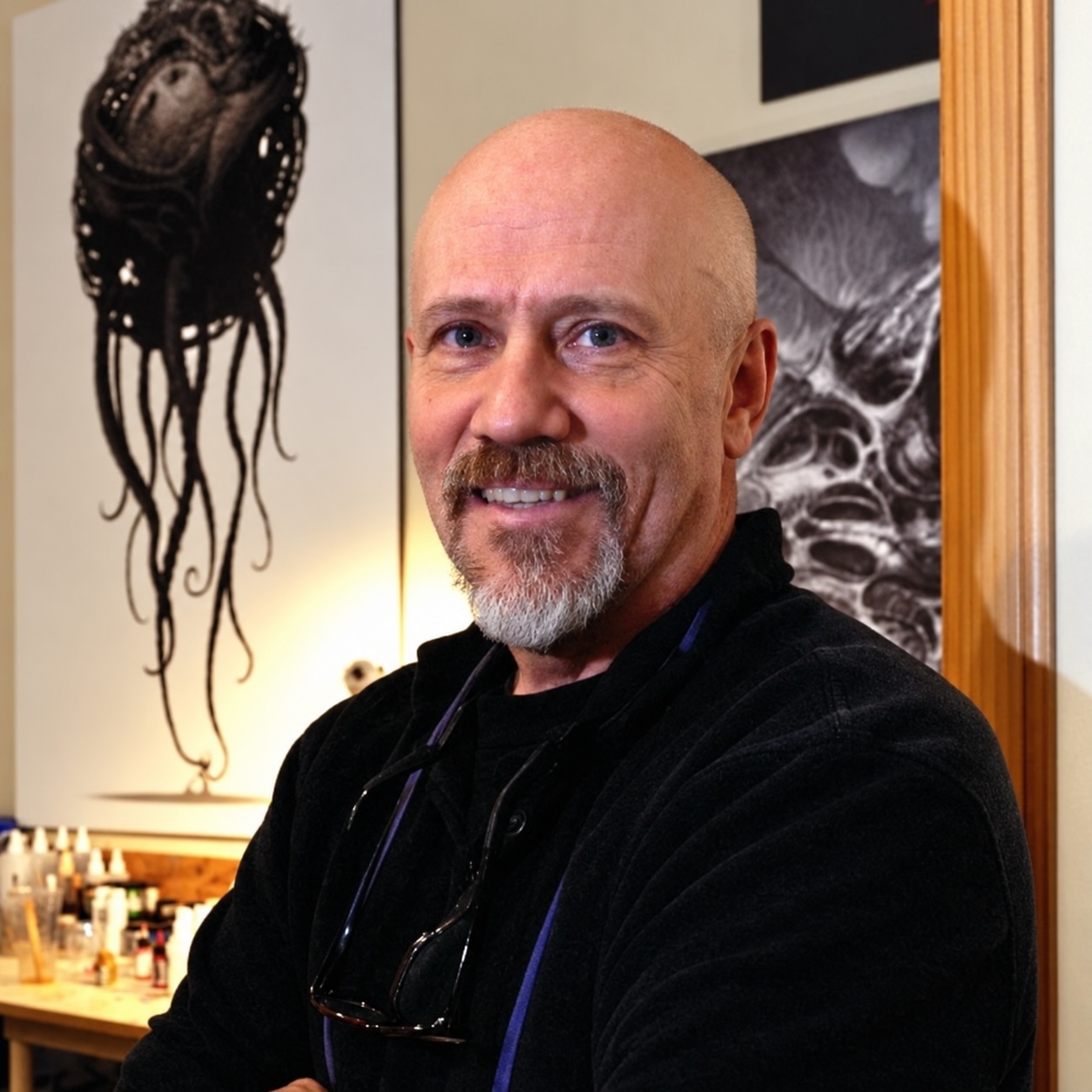 Randy Gaul in his studio