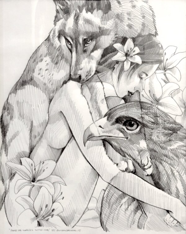 He Walks With Me Sketch