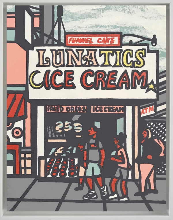 Lunatics Ice Cream Coney Island