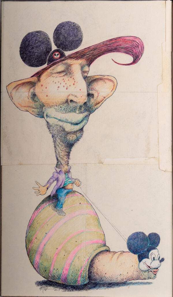 Snail Riding the Mouse